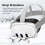Custodia protettiva trasparente per visore VR Meta Quest 3 2