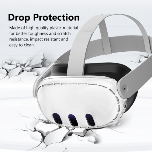 Custodia protettiva trasparente per visore VR Meta Quest 3 1