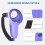 Set di 7 accessori in silicone per Meta Quest 3 (viola) 2