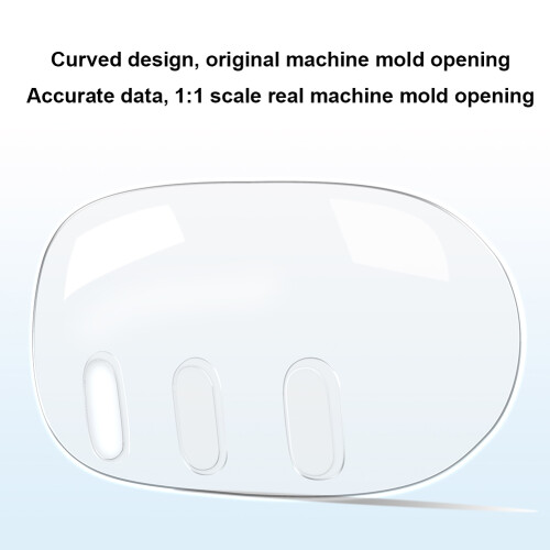Custodia 10 in 1 trasparente per PC VR e controller per Meta Quest 3 (bianca) 1