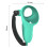 1 paio di impugnature antiscivolo in silicone per controller Meta Quest 3 VR (verde) 5