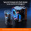 K07 Altoparlanti wireless USB trasparenti Mecha con microfono integrato, suono, luce e ritmo (nero) 2