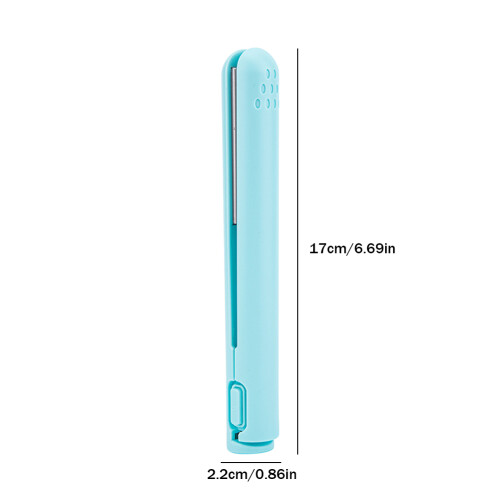 Arricciacapelli portatile di tipo C, accessorio per acconciature (blu) 2