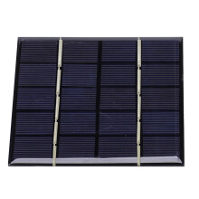1 piastra solare con celle fotovoltaiche da 3 W e 5 V per batteria da 3,7 V, batteria da 3-5 V/caricabatterie per telefono