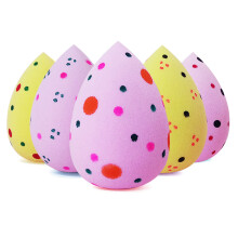 Set di 5 spugne per il trucco, spugnette per fondotinta, spugne per il trucco multicolori - Style2