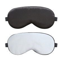 Maschera in imitazione seta, doppia protezione, protezione per gli occhi, maschera per dormire, maschera con fibbia regolabile - Stile 1