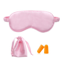Maschera per dormire, benda per gli occhi con imbottitura e cinturino elastico per un sonno notturno completo, viaggi e riposini, morbida Eye-Style2
