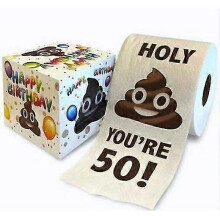 (80th birthday) Funny Toilet Paper Roll Birthday Decoration Birthday Gifts For Women Men Gift/YY