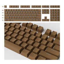 Conjunto de 104 teclas para teclado mecânico universal PC Bakclit (café)