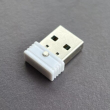 10 peças Mini Mouse Jiggler Plug and Play USB Simulador de Movimento de Mouse para Laptop Desktop (Branco)