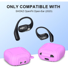 Capa de silicone anti-perda para fone de ouvido SHOKZ OpenFit T910 (roxa)
