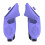Conjunto de 7 acessórios de silicone com capa protetora para Meta Quest 3 (roxo) 5