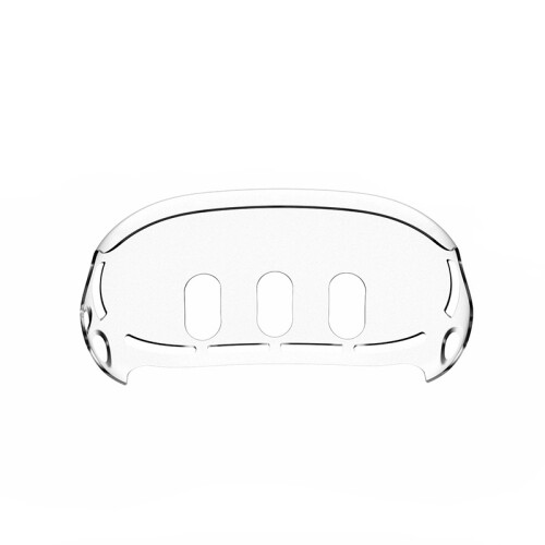 Capa protetora de silicone transparente e antiderrapante para Meta Quest 3 2
