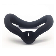 Almofada de silicone para proteção facial, almofada anti-riscos para Oculu Quet 2 (preta)