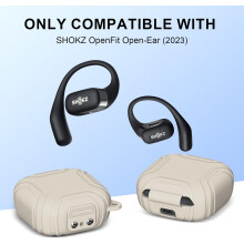Capa de silicone anti-perda para fone de ouvido SHOKZ OpenFit T910 (branca)
