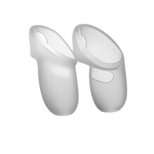 pares de capas de silicone para controle anti-queda para Meta Quest 3 (branco)