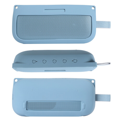 Capa de silicone protetora à prova de choque para Bose SoundLink Flex (azul claro)