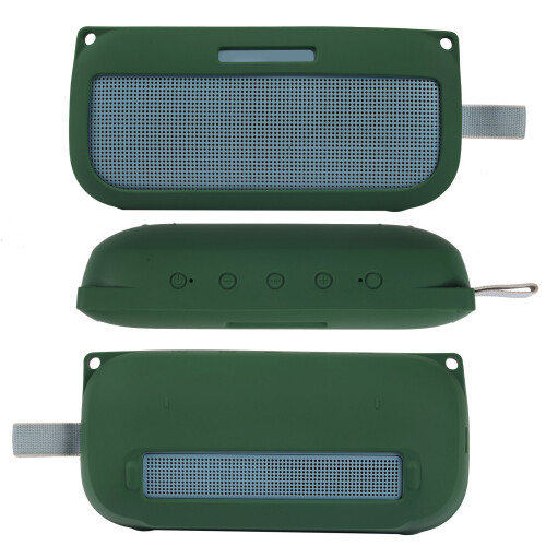 Capa de silicone protetora à prova de choque para Bose SoundLink Flex (verde exército) 2