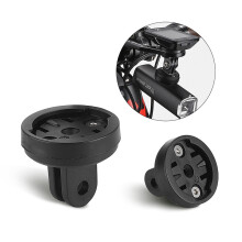 Suporte para computador de bicicleta com base de conexão e ângulo ajustável para assento de conexão GoPro