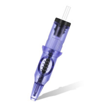 20 peças de cartuchos de molas de aço inoxidável de 0,5 mm para máquina de caneta de tatuagem (azul)