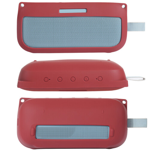 Capa de silicone protetora à prova de choque para Bose SoundLink Flex (bordô)