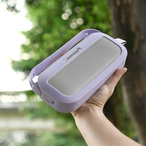Capa de silicone protetora à prova de choque para Bose SoundLink Flex (roxa) 1