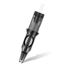 20 peças de cartuchos de molas de aço inoxidável de 0,5 mm para máquina de caneta de tatuagem (preto)
