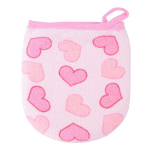 Luvas de banho macias para bebês, recém-nascidos e crianças, luvas de banho rosa
