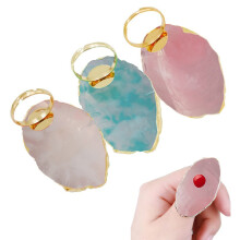 Paleta de arte para unhas de resina DIY com 3 peças, placa de pintura e desenho com anéis de dedo ajustáveis - Estilo 1