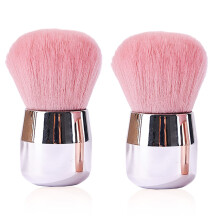 2 peças de escova de pó de unha rosa para arte em unhas, removedor de pó, limpador de pincéis de unhas - Style2