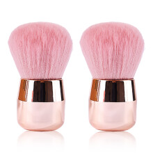 2 peças de escova de pó de unha rosa para arte em unhas, removedor de pó, limpador de pincéis de unhas - Estilo 1