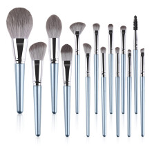 Conjunto de 14 pincéis de maquiagem sintéticos, base, corretivo, blush, sombra, pincel para esfumar - Estilo 1