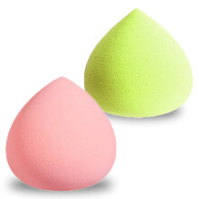 2 peças de esponja de maquiagem para base, esponjas de maquiagem para olhos, cosméticos líquidos - Style2