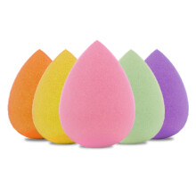 Conjunto de 5 esponjas de maquiagem, esponja de beleza para espalhar base, esponjas de maquiagem multicoloridas - Estilo 2