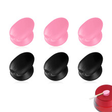 peças de protetores de silicone para pincéis labiais, protetores de pincéis cosméticos - Estilo 3
