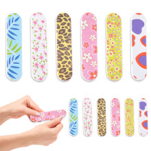 12 peças de mini lixas de unha coloridas para meninas - estilo 4
