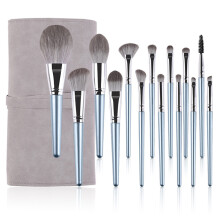 Conjunto de 14 pincéis de maquiagem sintéticos, base, corretivo, blush, sombra, pincel para esfumar - Estilo 2