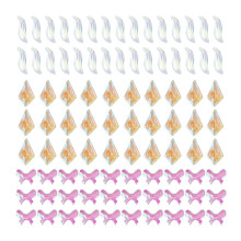 90 peças de strass aurora para unhas, mix de vários formatos, artesanato com cristais brilhantes, design de unhas faça você mesmo - estilo 3