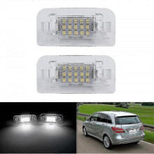 2pcs Car Led Number License Plate Lights for Mercedes Benz B-class W246 W242 Canbus/YY