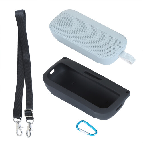 Stoßfeste Silikonhülle für Bose SoundLink Flex (Schwarz) 2