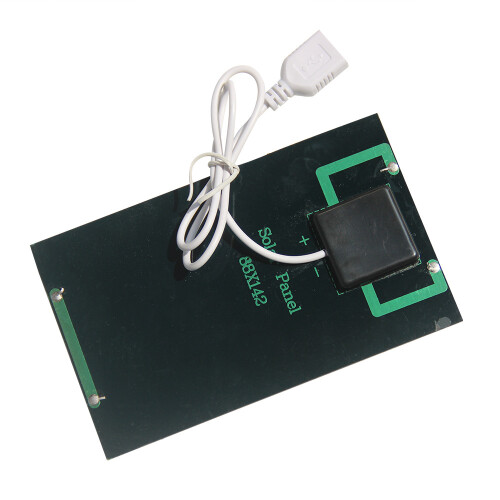 5Pcs 5W 5V Tragbare Solar Panel Polysilizium USB Solarzelle Panel für Outdoor Camping 1