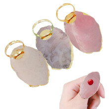 3-teilige DIY-Nagelkunstpalette aus Kunstharz, Mal- und Zeichenfarbplatte mit verstellbaren Fingerringen, Stil 2