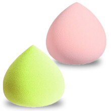 2 Stück Make-up-Schönheitsschwämme für Grundierung, Make-up-Schönheitsschwämme für flüssige Augenkosmetik - Style1