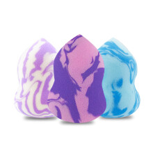 3 Stück Kürbisform Beauty-Schwamm Ei Puff Gesicht Weicher Puff Beauty Make-up-Tool Schwamm-Style4