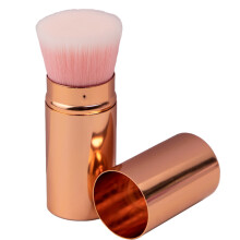 Einziehbarer Foundation-Make-up-Pinsel, Reisepinsel mit flachem Kopf, tragbarer Foundation-Pinsel mit Abdeckung, Stil 4