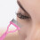 Wimpernkamm, Wimperntrenner mit Kammabdeckung, Beauty-Tools, Rosa 4