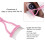 Wimpernkamm, Wimperntrenner mit Kammabdeckung, Beauty-Tools, Rosa 3