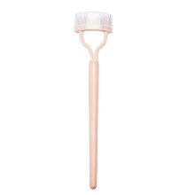 Wimpernkamm, Wimperntrenner mit Kammabdeckung, Beauty-Tools, Lotuswurzel, Pink