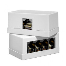 One-to-four Rj45 To Rj11 4-way Adapter Netword To Telephone Adapter Splitterfor Efficient Communication Accessory/YY