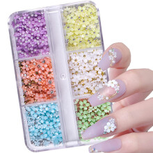 Blumen-Nagelkunst, Farbe, Nagelkunstzubehör für Frauen, Kinder und Mädchen, Nageldekorationen, Style3